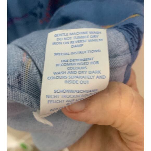 Boden sz 6 Bird Print Dress Novelty Print Whimsical feminine dress EUC - Picture 7 of 8